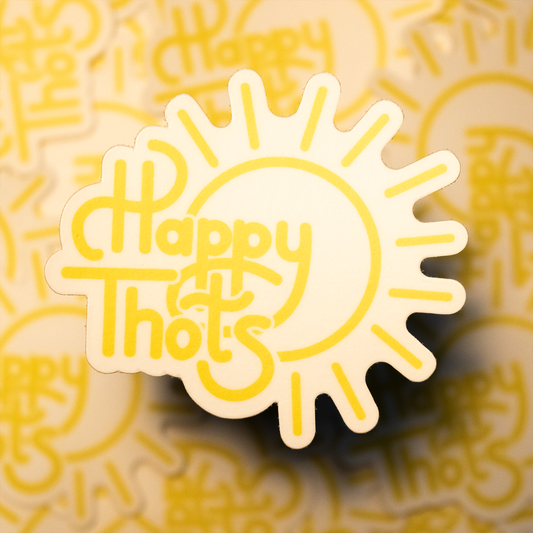 Happy Thots Sticker