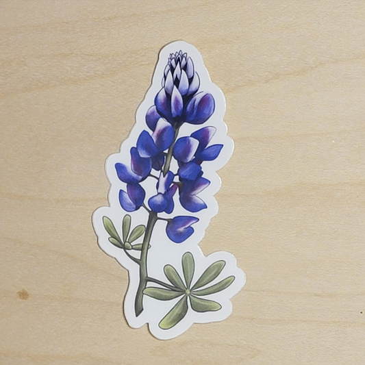Arroyo Lupine Wildflower Sticker